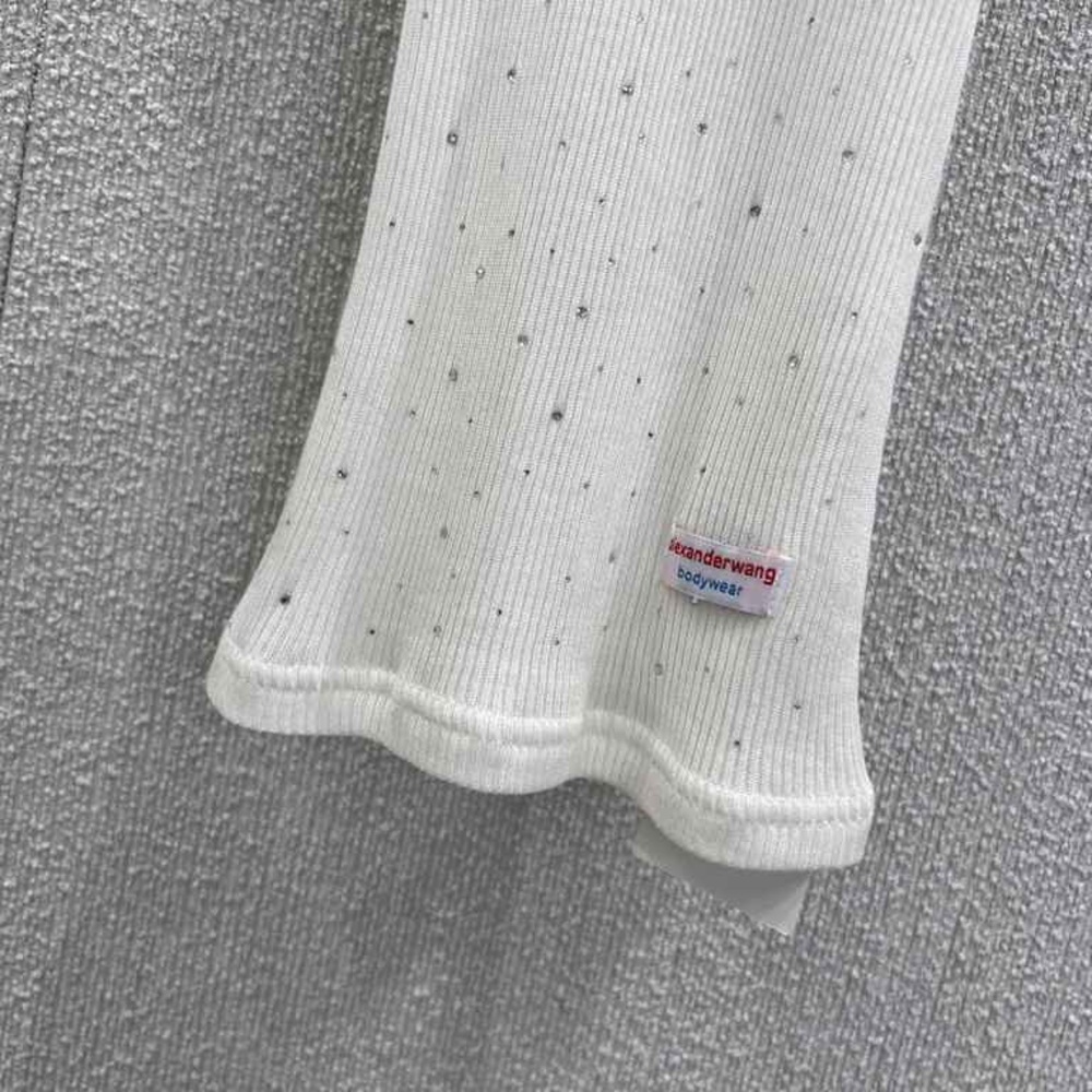 White Ribbed Tank Top - Picture 6 of 8